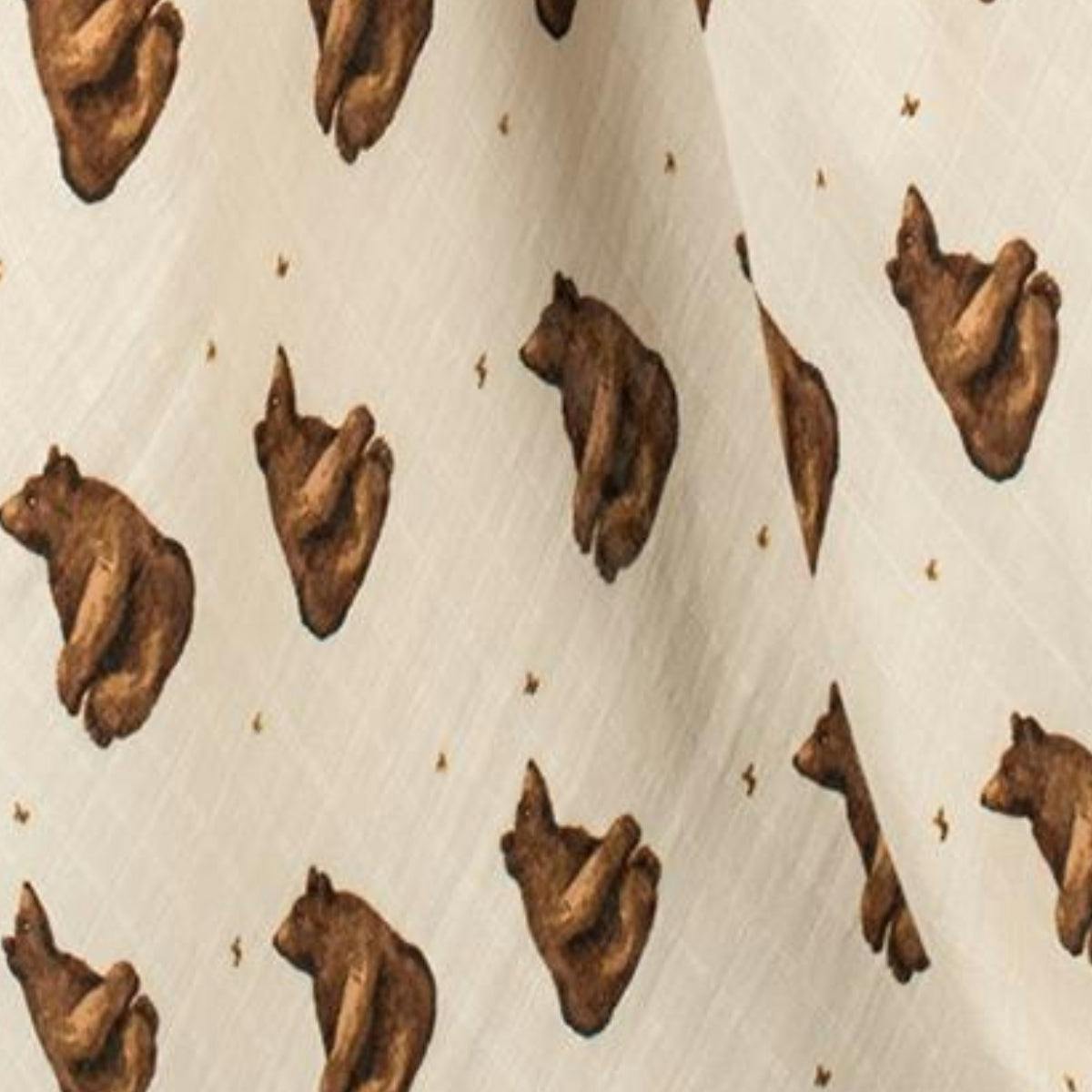Honey Bamboo Muslin Swaddle Blanket