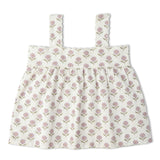 Organic Scalloped Top & Bloomers Set - Lavender