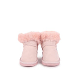 Pink Mickey Faux Fur Boots