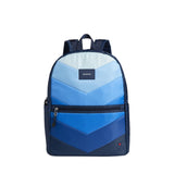 Kane Double Pocket Large Backpack, Green Chevron