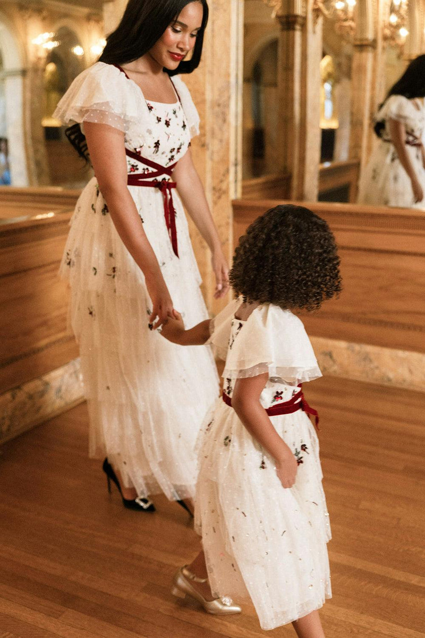 Bellagio Dress in Ivory