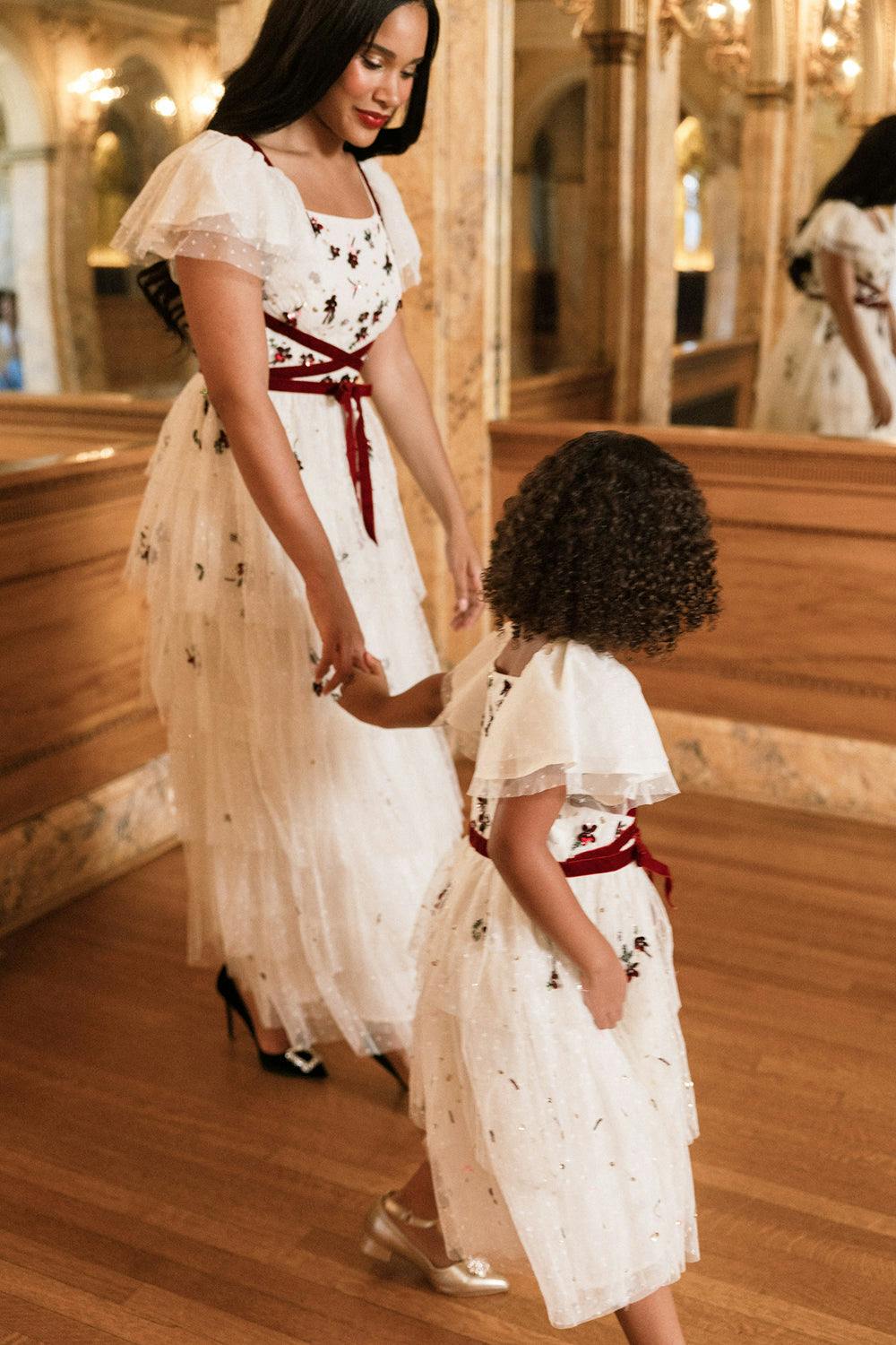 Bellagio Dress in Ivory