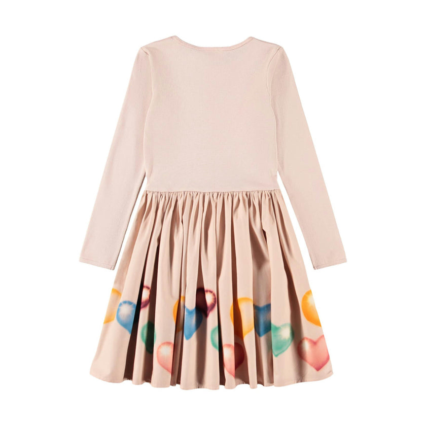 Pink Colorful Hearts Casie Dress