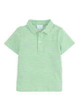 Short Sleeve Polo - Green Stripe