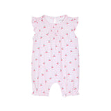 Cherries Pima Cotton Short Romper