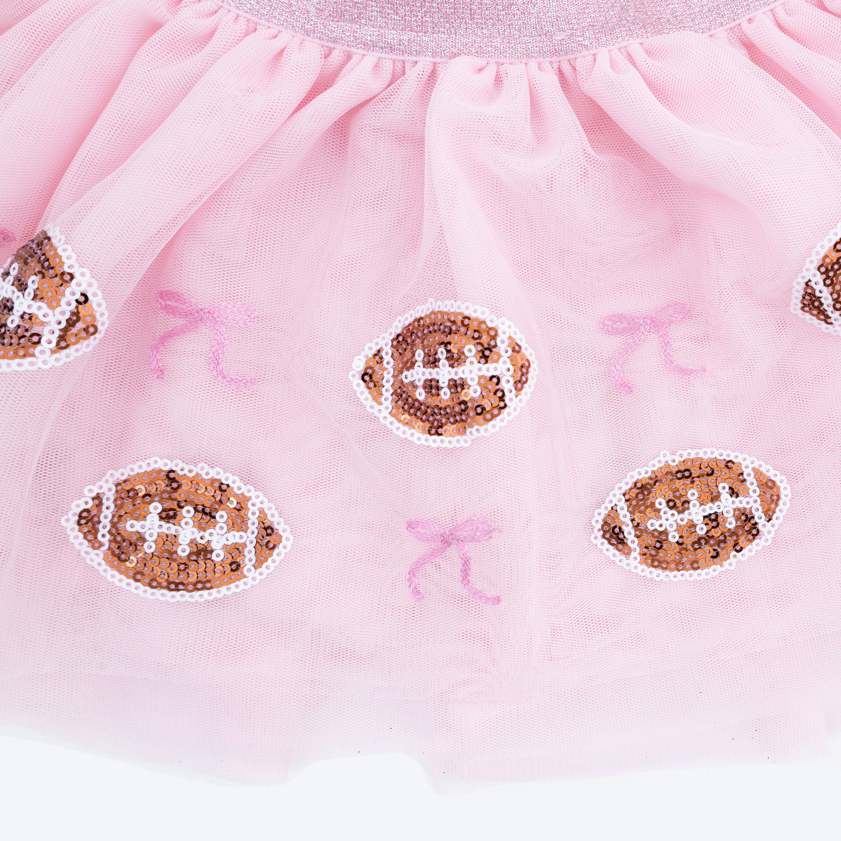 Football Helmets Pink - Tutu Skirt with Bike Shorts