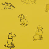Good Dogs Everywhere Woven Wallpaper