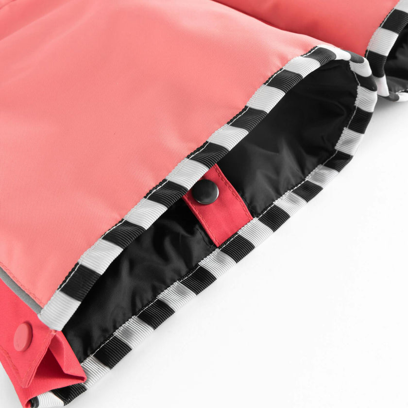 Unidoo Silver Snowsuit, Pink