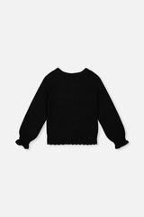 Knit Cardigan Black