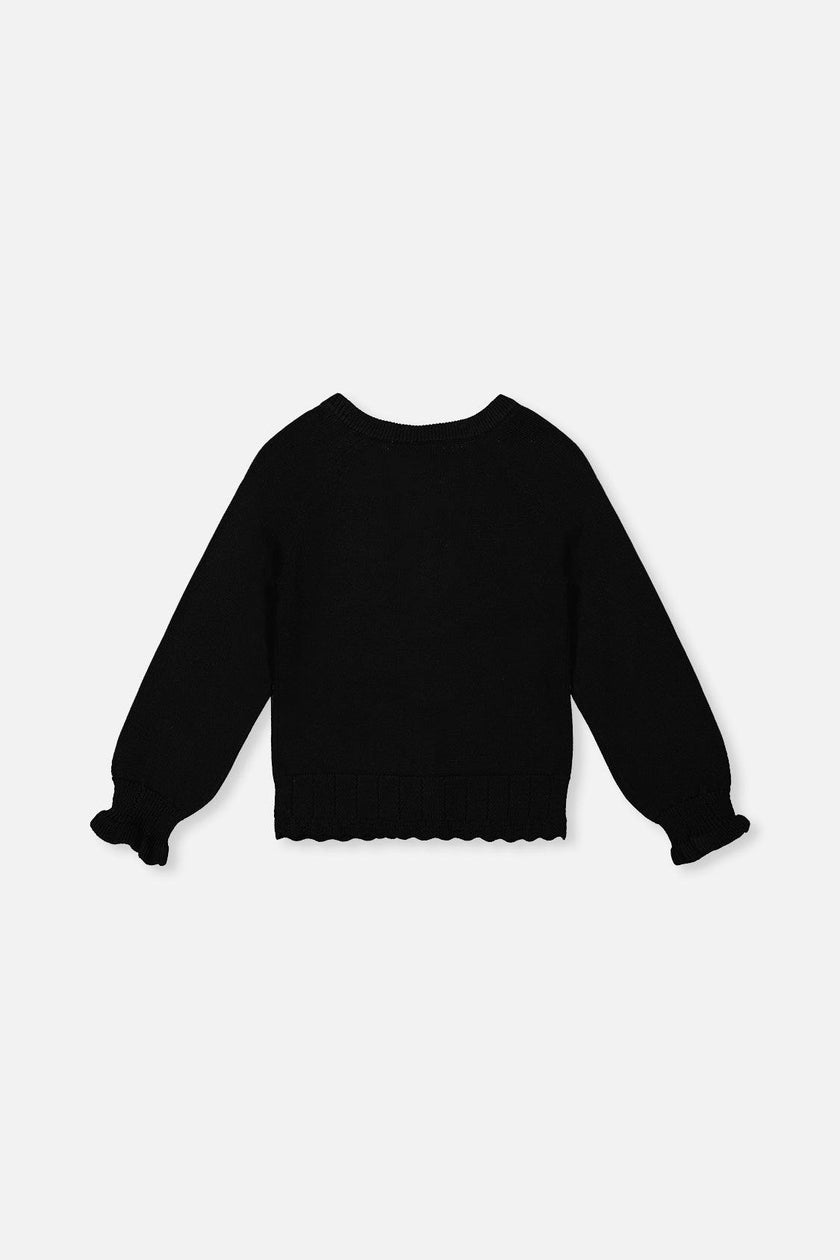 Knit Cardigan Black