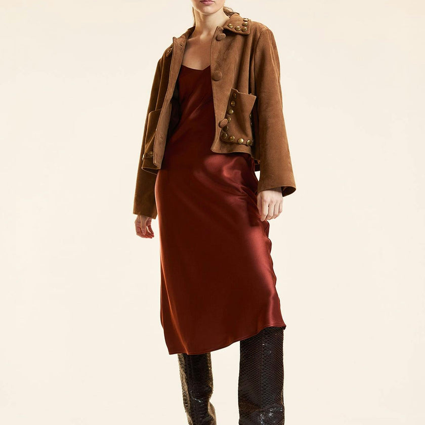 Studded Suede Jacket