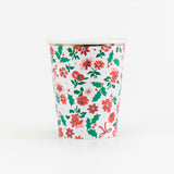 Holly Ditsy Cups