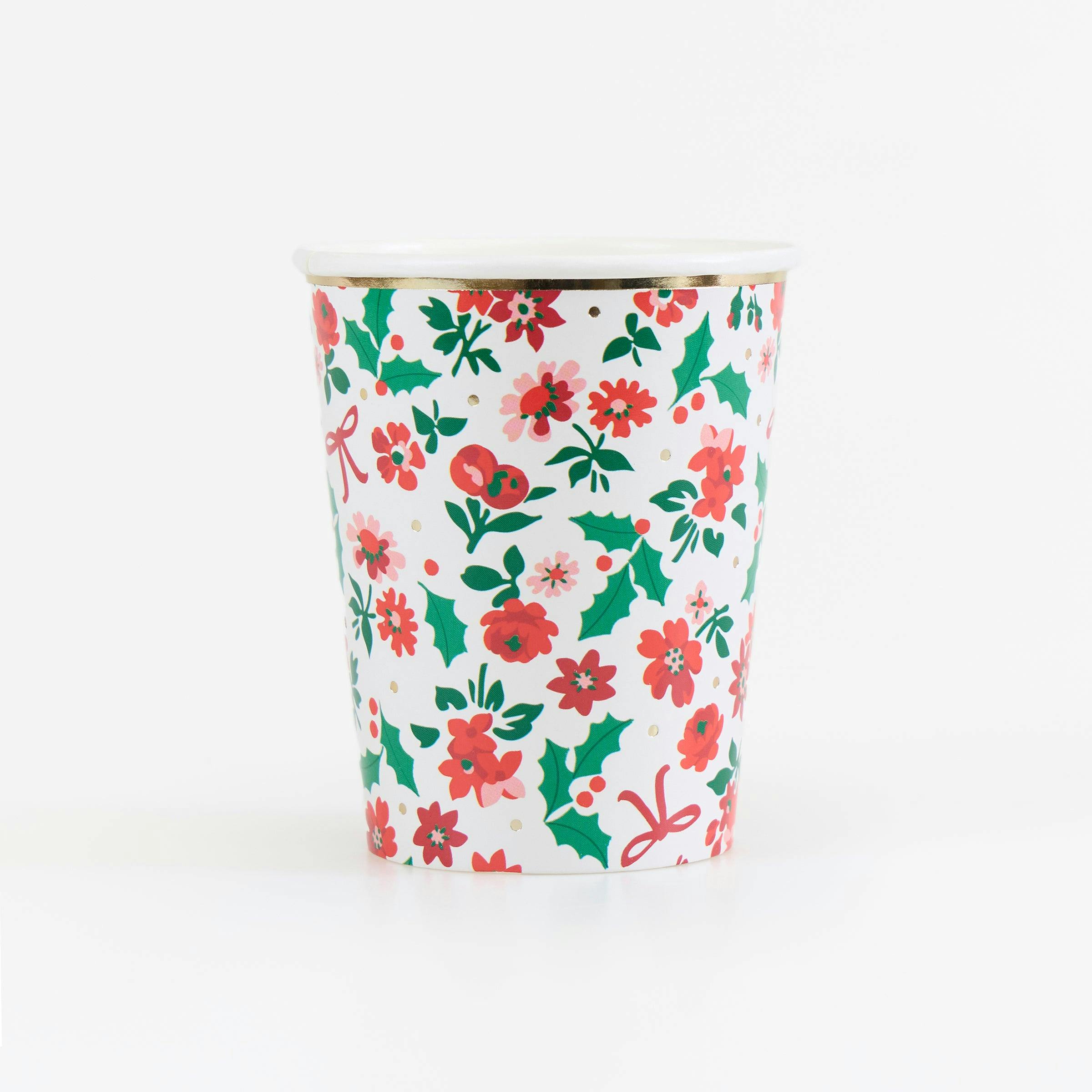 Holly Ditsy Cups