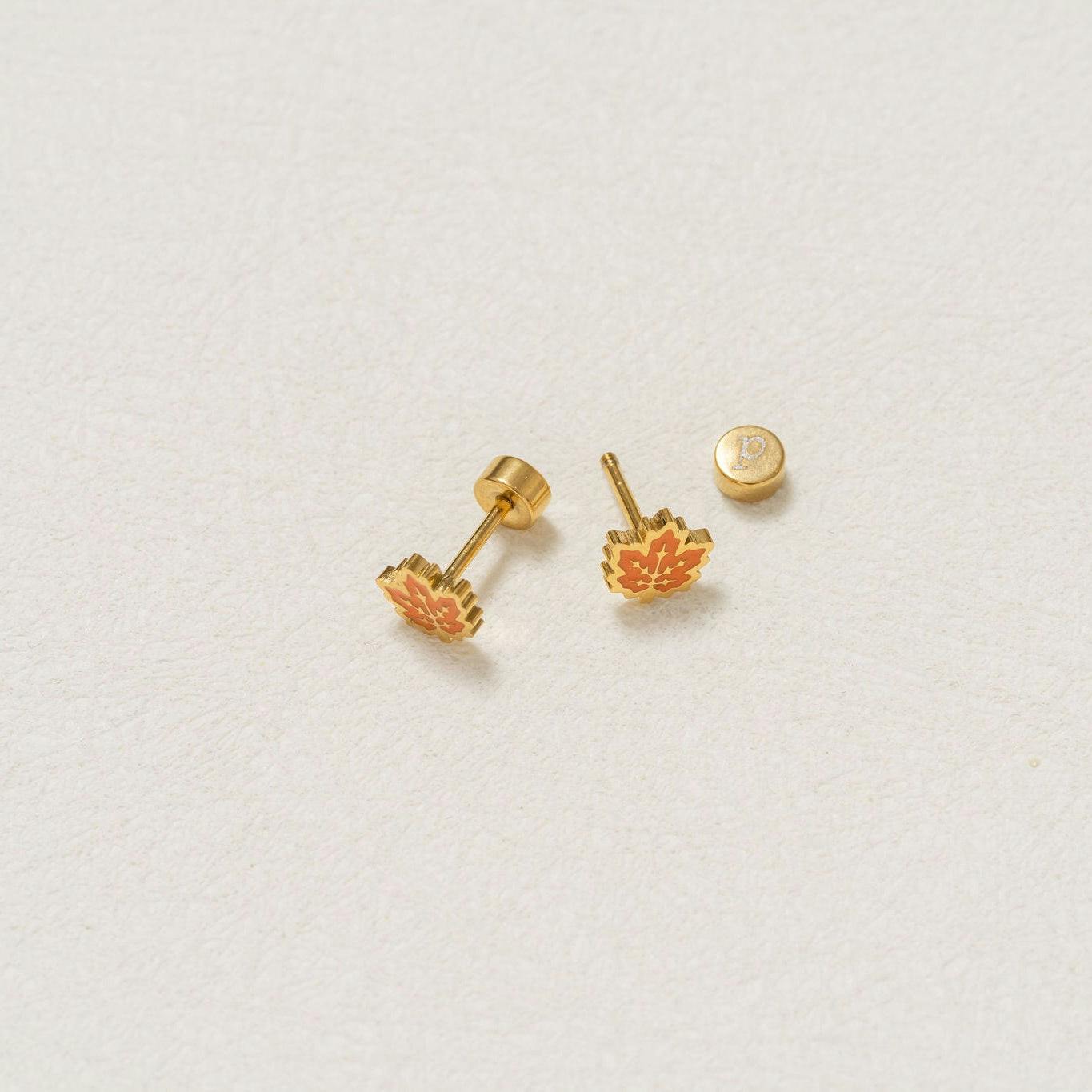 Fall Leaf Stud