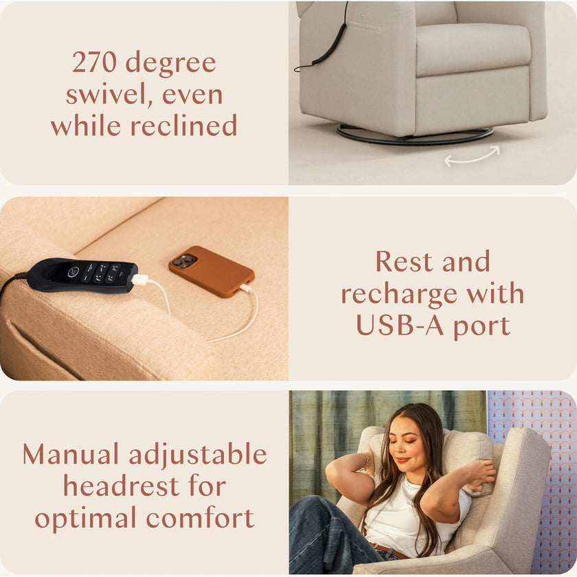Kiwi Deluxe Power Glider Recliner