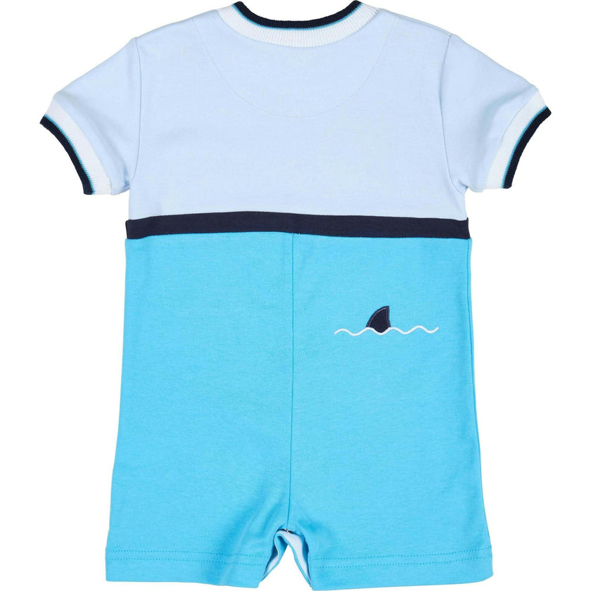 Knit Shortall With Ocean Scene