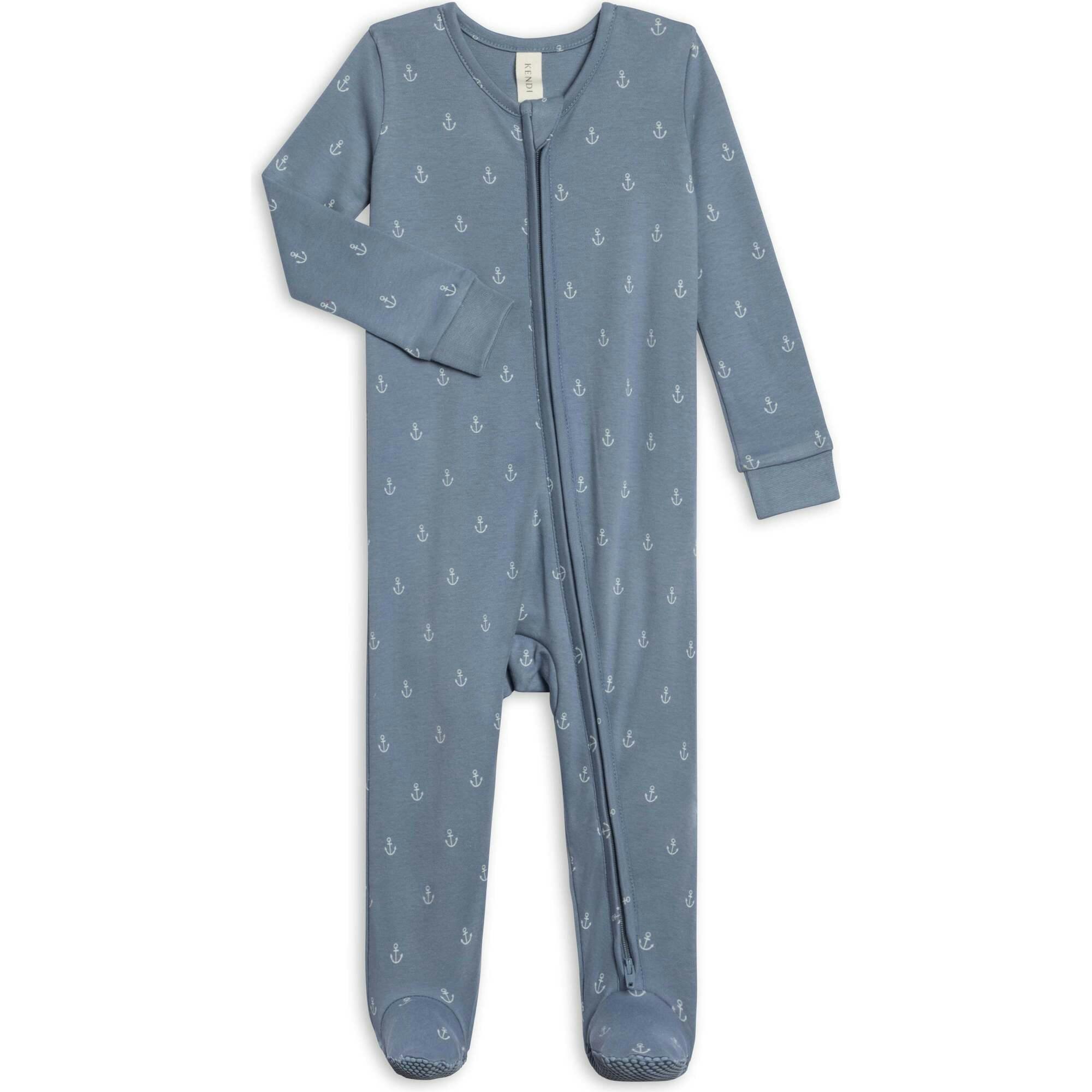Peyton Zipper Sleeper - Anchor / Sea + Powder
