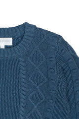 Cable Popcorn Jumper | Bluestone