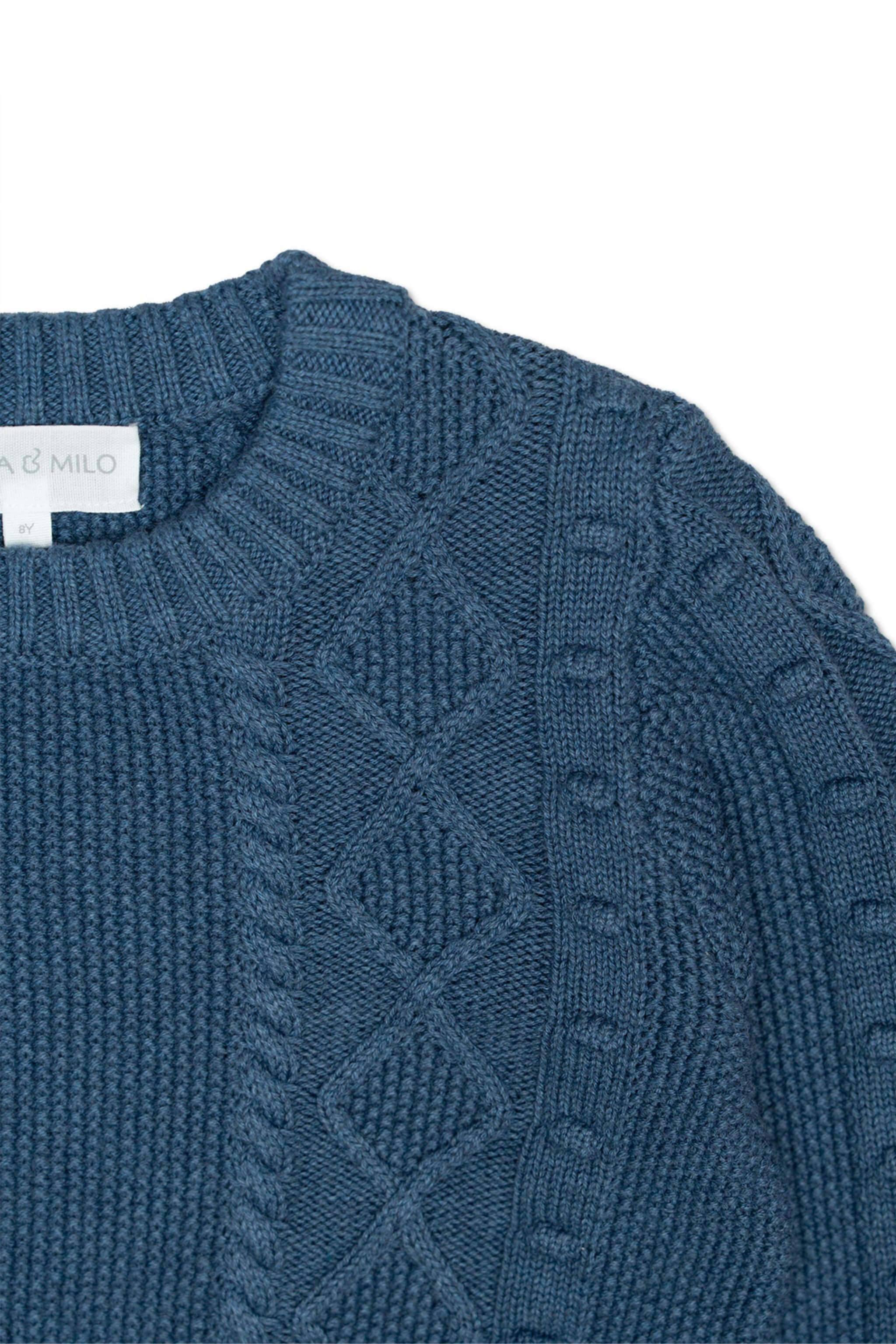 Cable Popcorn Jumper | Bluestone