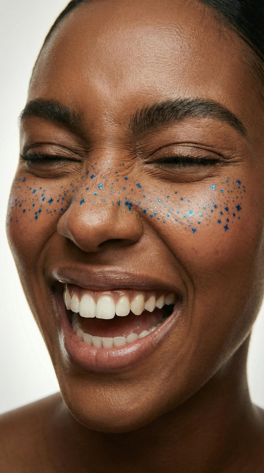 Blue Spirit Speckles Makeup Patches - Team Spirit Collection