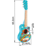 First Flower Power 26" Musical Guitar in Turquoise