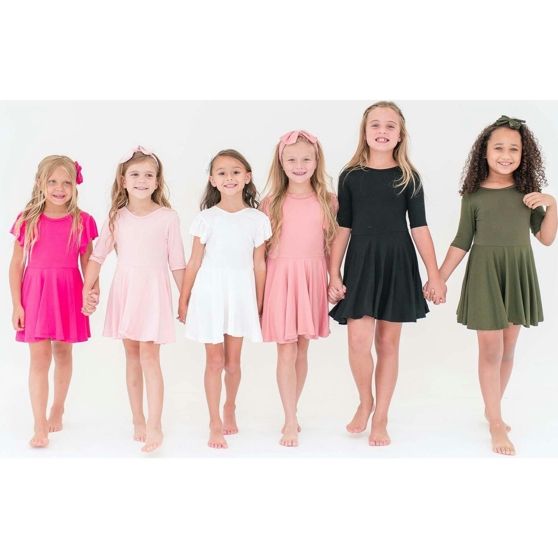 Cap Sleeve Twirl Dress