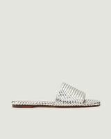 St. Barths Slide Metallic | Silver