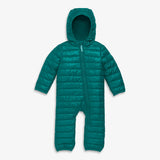 Baby lightweight puffer suit in solids