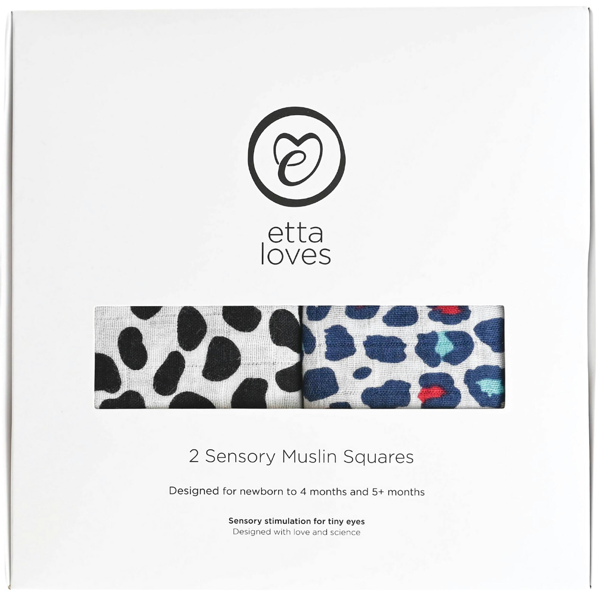 Animal Print Muslin Burp Cloths