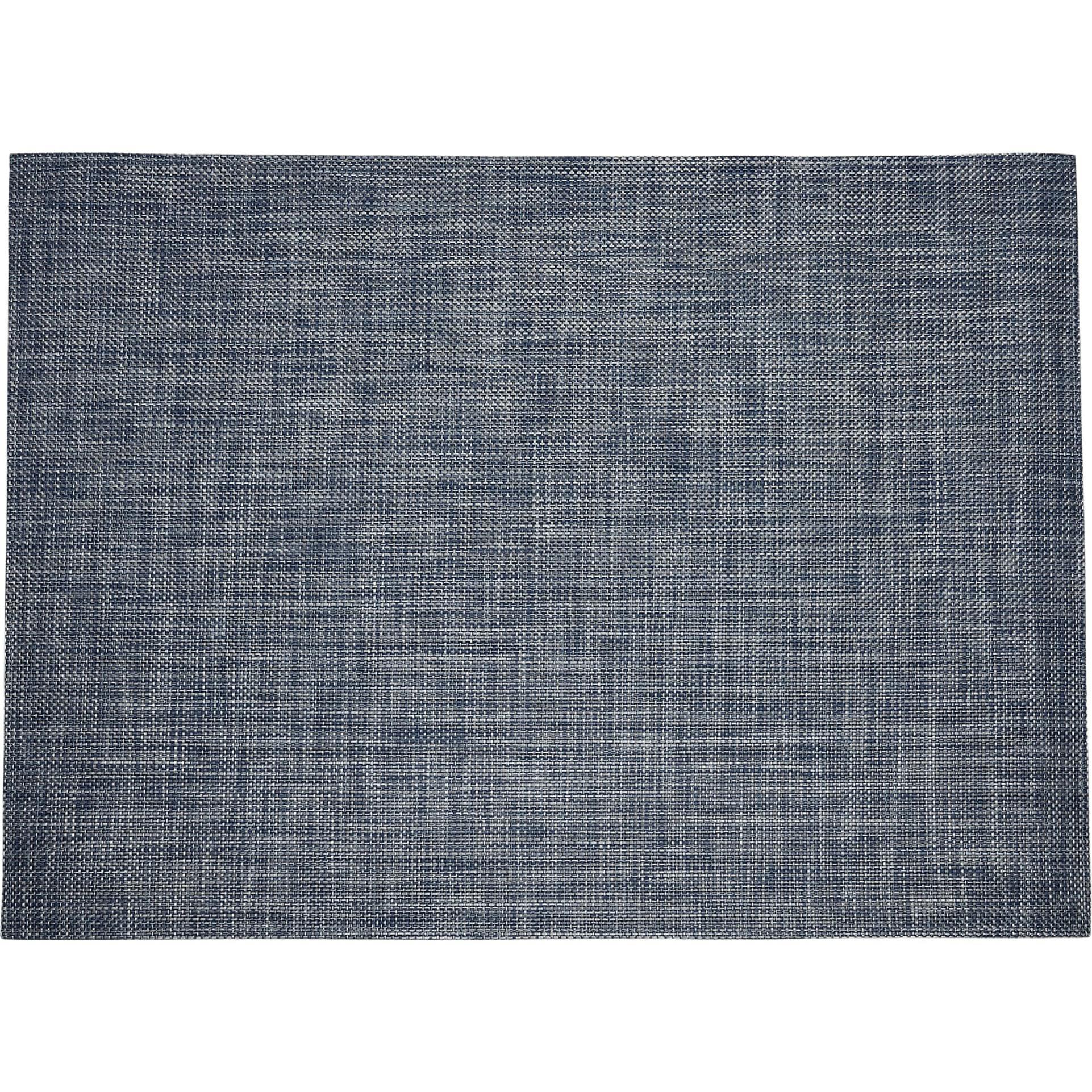 Basketweave Floor Mat, Denim