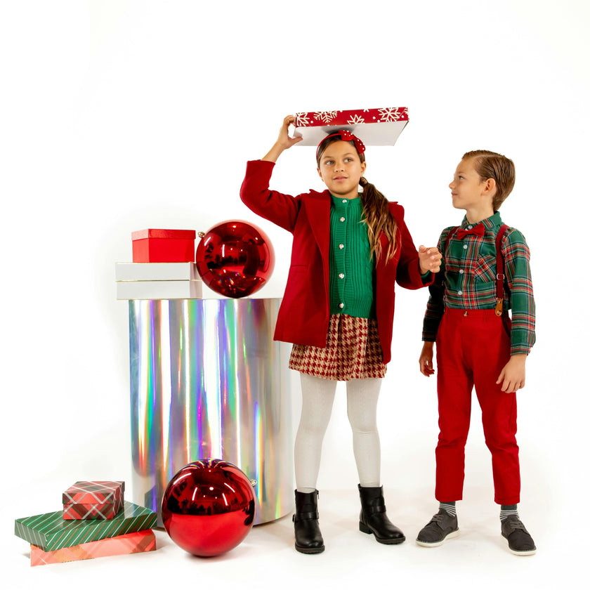 Jr Star Cranberry Child Peacoat