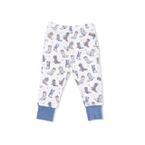 Cowboy Boots - Short Sleeve Loungewear Set