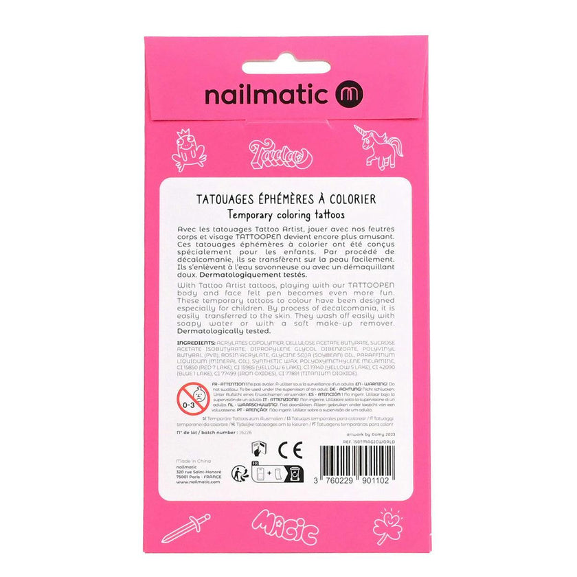 Tattoo Temporary for Kids MAGIC WORLD