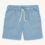 Kids stretch chino short in boardwalk stripe