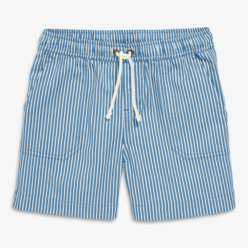 Clearance kids stretch chino short in boardwalk stripe