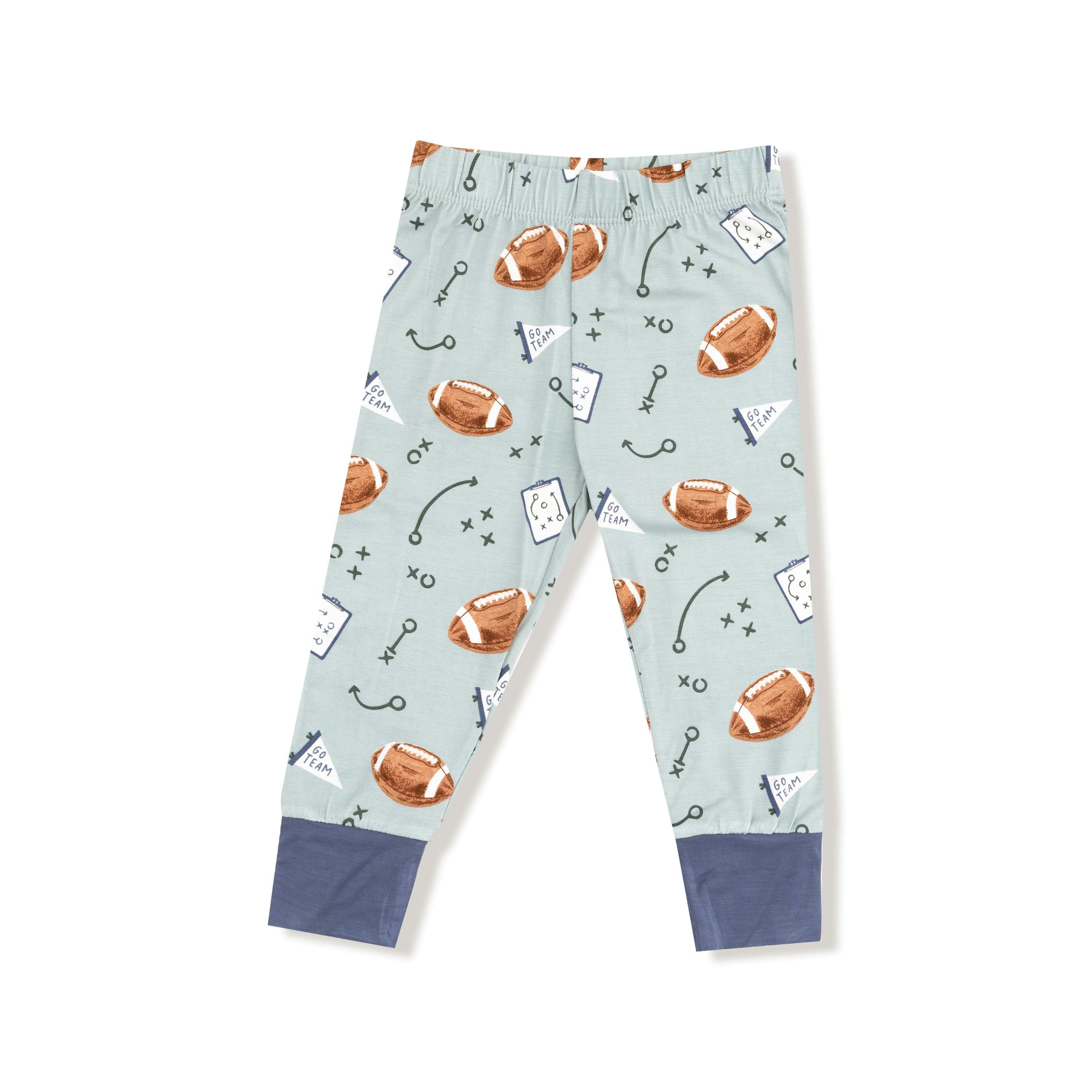 Touchdown Time - Grey Mist - Long Sleeve Loungewear Set