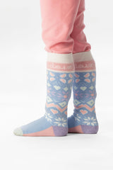 Ski Socks Light Blue