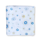 Bamboo Muslin Swaddle Blanket in Busy Bees