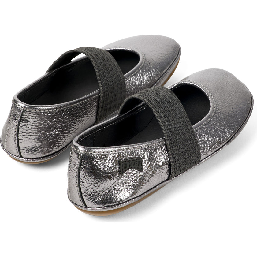 Girls Right Ballerina Flats, Grey