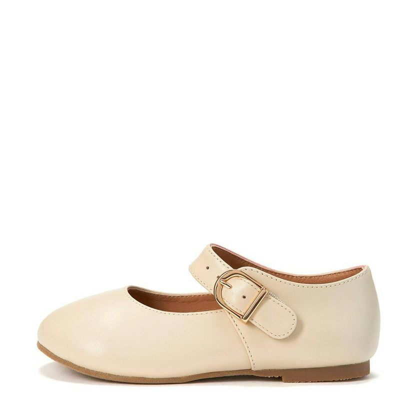 Juni Leather Round-Toe Mary Janes