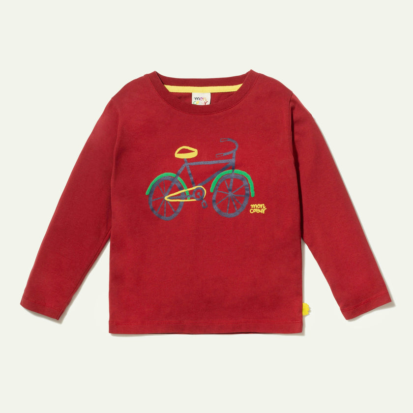 Recycled Cotton Bicyclette Kid T-shirt