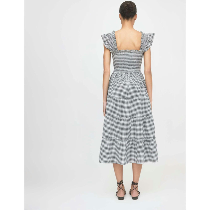 The Ellie Nap Dress - Black/Sand Gingham