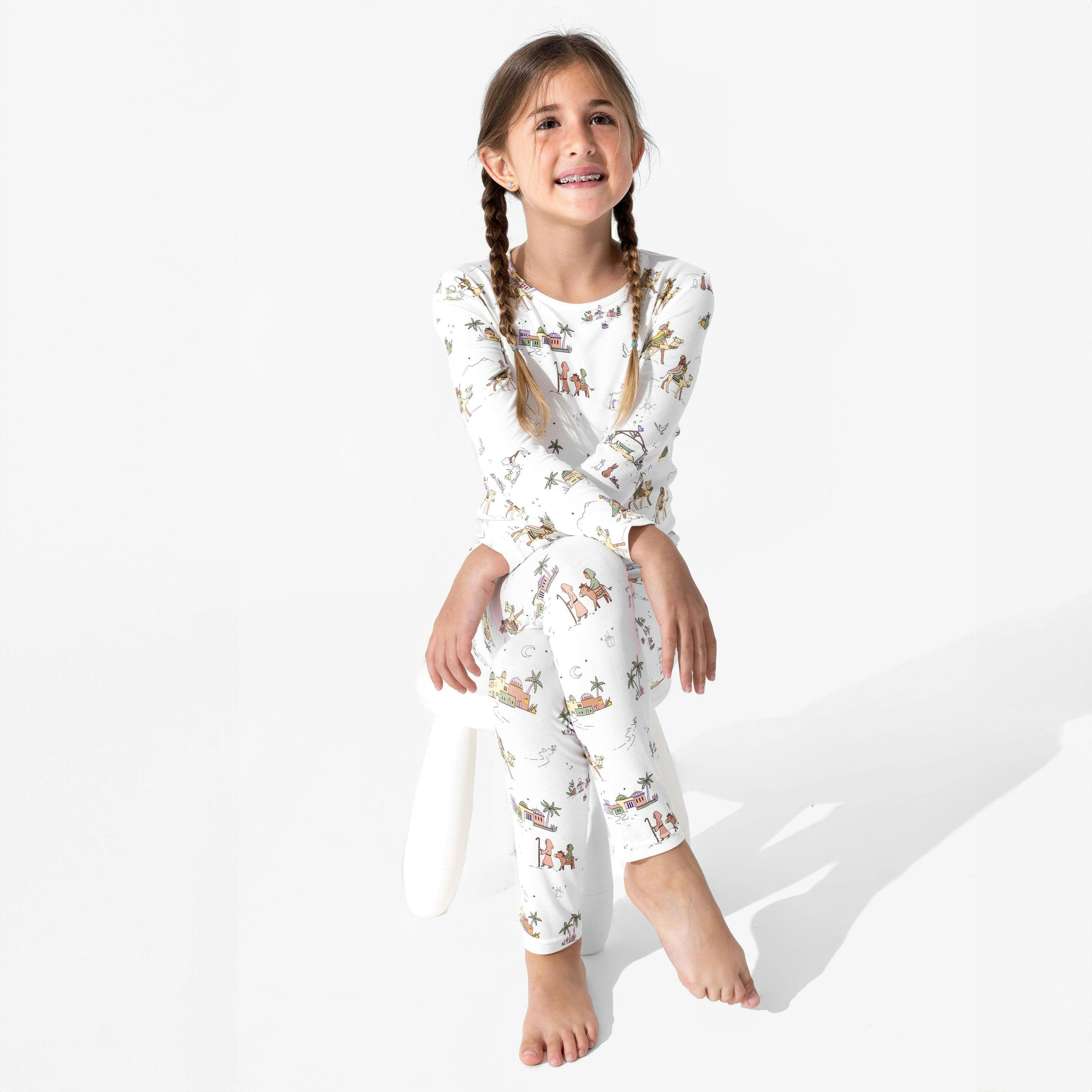 Yuletide Bamboo Kids Pajamas