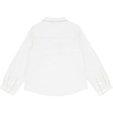 White Long Sleeve Pop Over Shirt