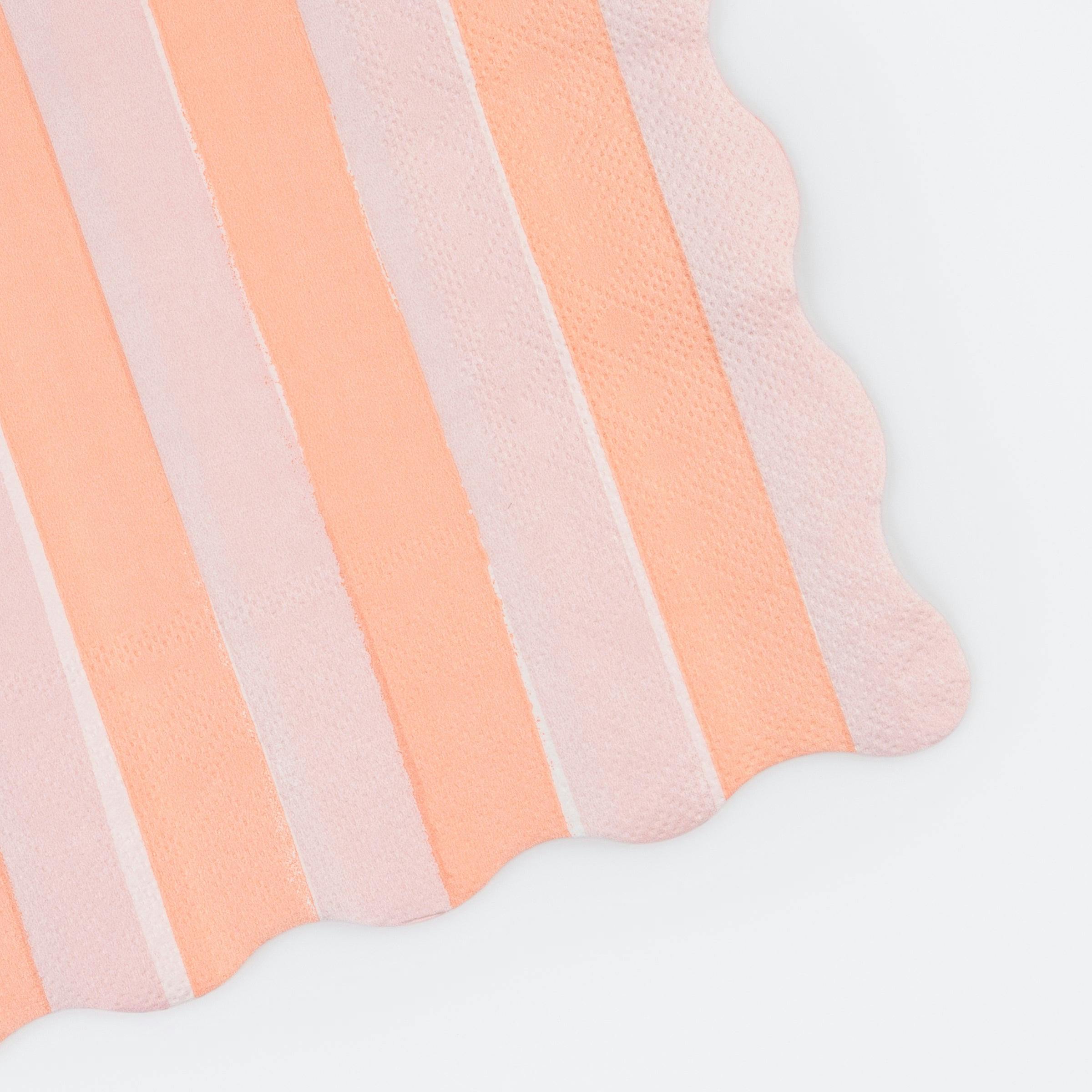 Pastel Stripe Large Napkins