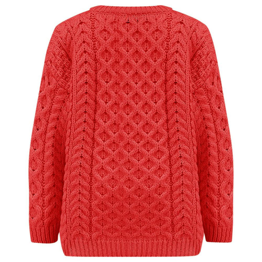 Cadogan Supersoft Merino Sweater - Coral