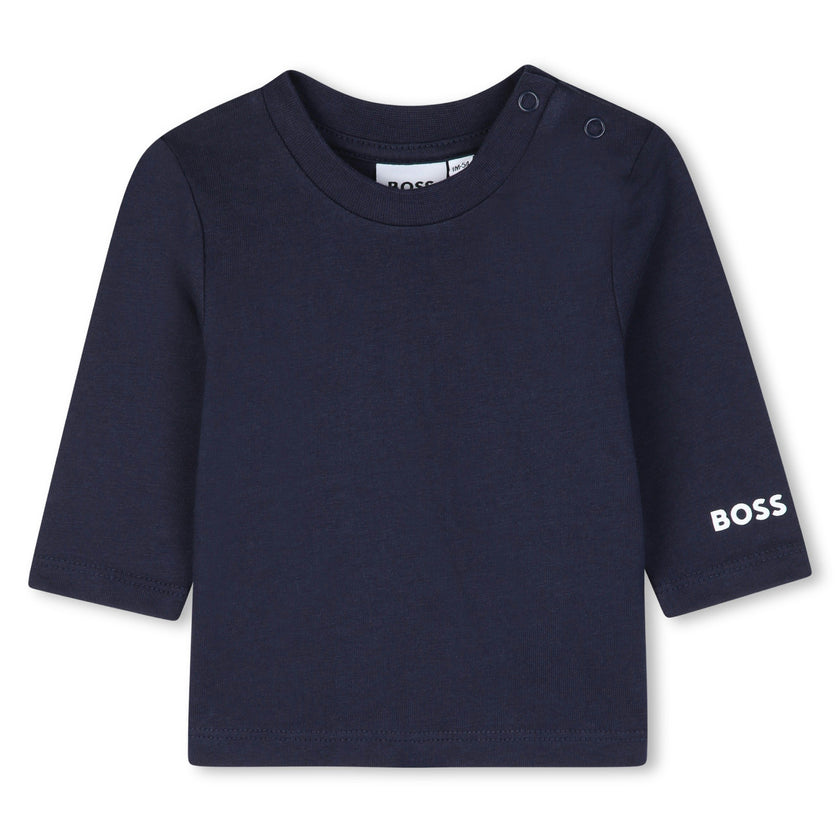 Blue Logo Baby Overall Set
