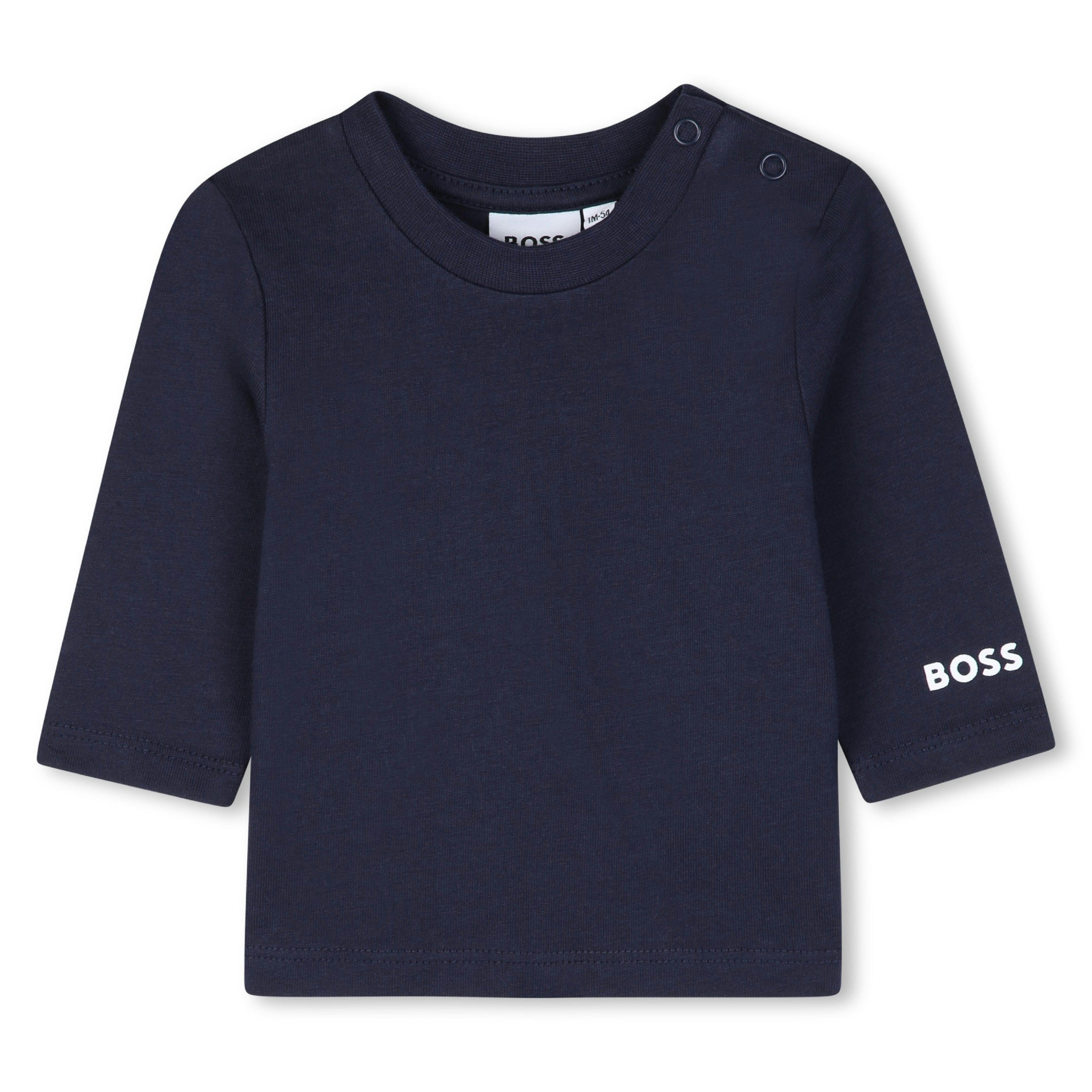 Blue Logo Baby Overall Set