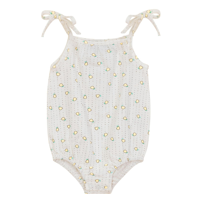 Strawberry and Pear Printed Romper