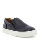 Slip On Sneakers - navy blue smooth